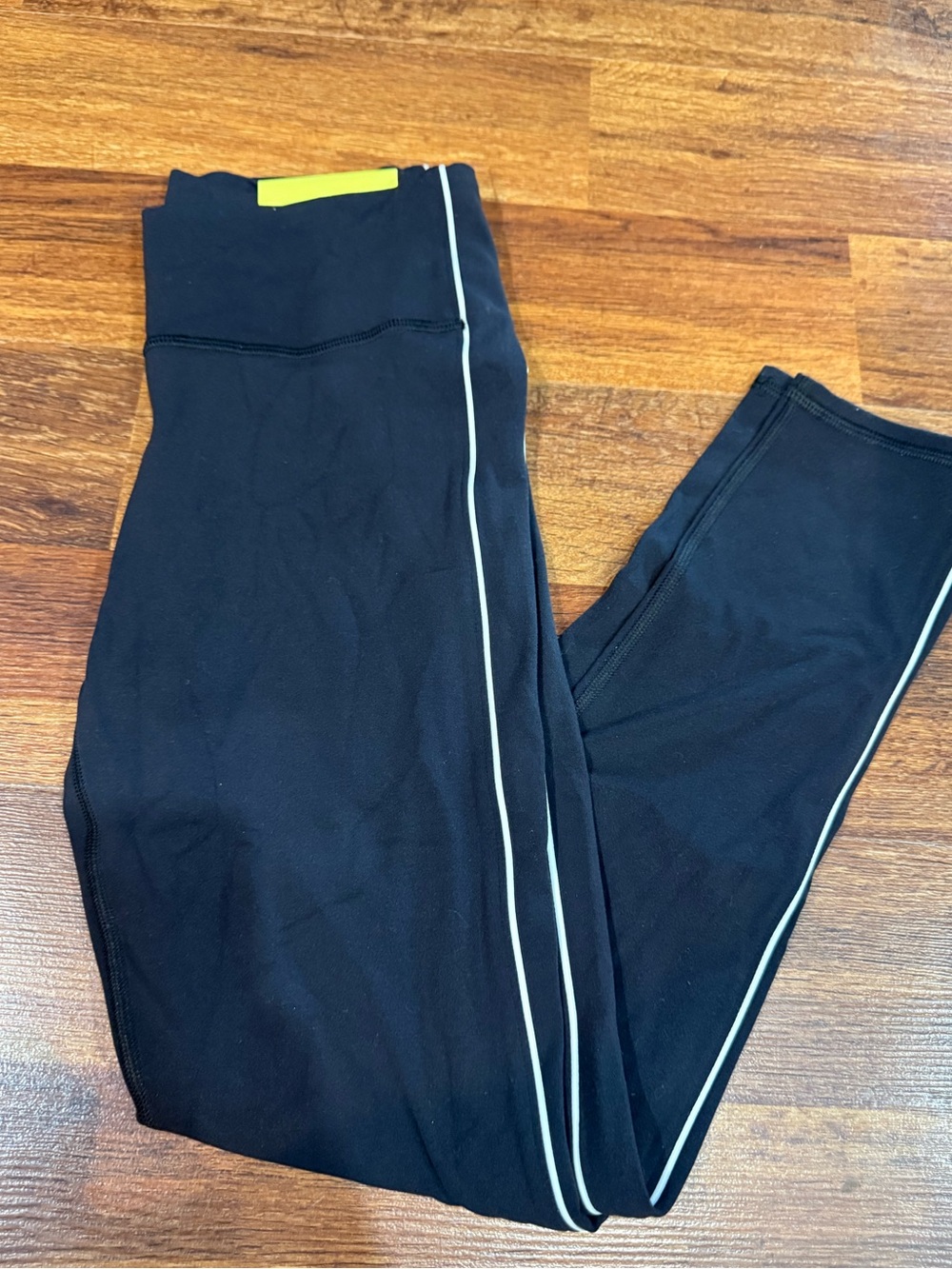 Black Girls' Leggings Everyday Soft High Rise Tight Fit Full length Size L 10/12